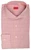 Isaia Napoli Mix Dress Shirt Red White Check Cotton Spread Collar
