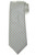 Kiton Napoli Gray Blue Geometric Woven Silk Tie