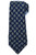 Kiton Napoli Dark Blue Aqua Orange Gray Medallion Silk Tie