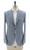 Sartorio Napoli Blue White Check Silk Linen Cotton Sport Coat
