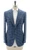 Sartorio Napoli Blue Check Virgin Wool Silk Cotton Polyamide Sport Coat