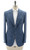 Sartorio Napoli Blue Check Virgin Wool Silk Cotton Polyamide Sport Coat