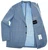 Sartorio Napoli Blue Stone Brown Windowpane Virgin Wool Cashmere Sport Coat