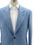 Sartorio Napoli Blue Stone Brown Windowpane Virgin Wool Cashmere Sport Coat