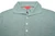 Isaia Napoli Green Sweater Polo Fine Cotton Knit