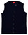 Isaia Napoli Blue Sweater Vest Fine Cashmere Wool Soft Knit