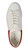 Kiton White Red Calfskin Leather Lace-Up Sneakers Shoes