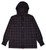 Kiton Napoli Blue Red Plaid Cotton Hoodie Full Zip Sweatshirt Sweater