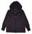 Kiton Napoli Blue Red Plaid Cotton Hoodie Full Zip Sweatshirt Sweater