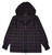 Kiton Napoli Blue Red Plaid Cotton Hoodie Full Zip Sweatshirt Sweater