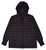 Kiton Napoli Blue Red Plaid Cotton Hoodie Full Zip Sweatshirt Sweater