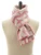Kiton Scarf Cashmere Pink Ivory K Logo