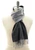 Kiton Scarf Cashmere Gray Pink
