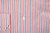 Isaia Napoli Mix Dress Shirt Red Blue White Stripe Cotton Spread Collar