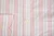 Isaia Napoli Italia Dress Shirt Pink Gray White Stripe Cotton Spread Collar