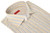 Isaia Napoli Mix Dress Shirt Yellow Gray White Stripe Cotton Spread Collar