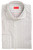 Isaia Napoli Mix Dress Shirt Brown Blue White Stripe Cotton Spread Collar