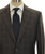 Belvest Suit 2B Wool 120's Size 40 Gray Plaid 50SU0118