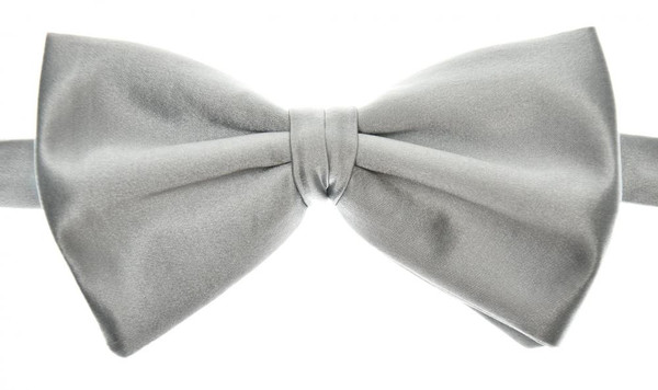 Brioni Bow Tie Silk Blue-Gray