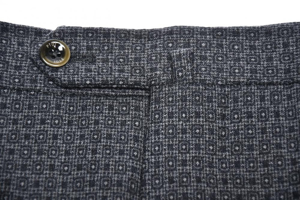 【PT01】 GREY Super100'S WOOL SLACKS PANT NWT PT01 Men's Regular Fit Super 100's Wool Dress Pants