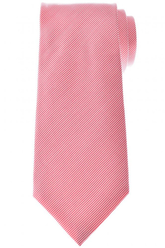 Cesare Attolini Silk Tie Red Stripe