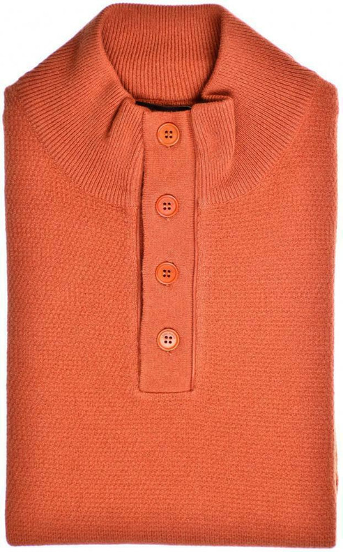 Loro Piana Sweater Whitehall Cashmere Size Large Orange
