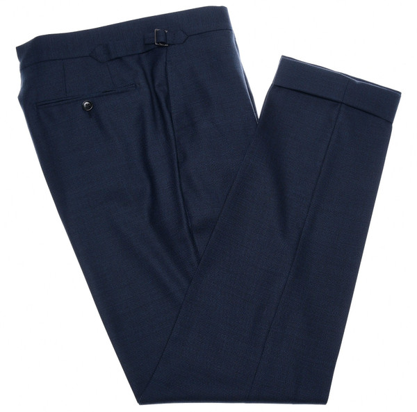 Tom Ford Shelton Suit Wool Size 38 Blue Tick
