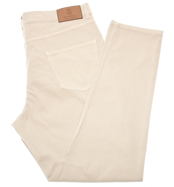 Brunello Cucinelli Five Pocket Jeans Size 38 Brown