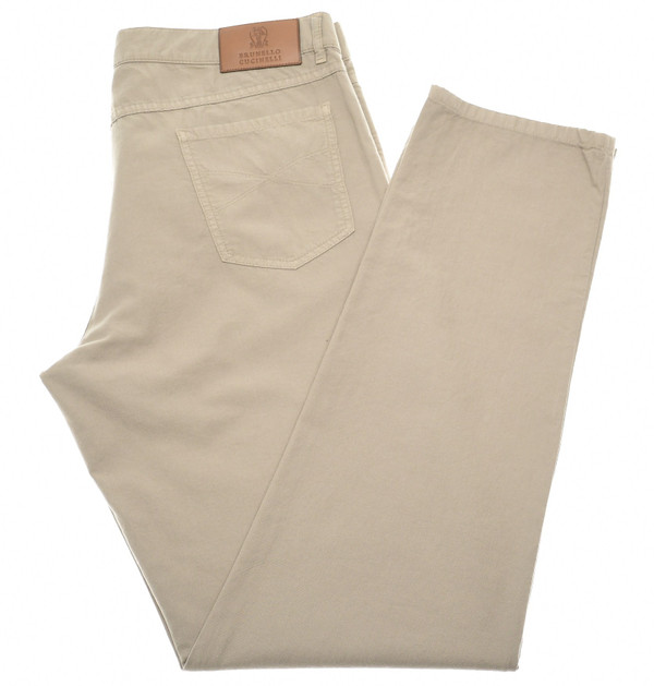 Brunello Cucinelli Five Pocket Jeans Size 40 Brown