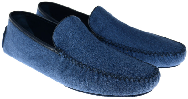 Loro Piana Shoes Maurice Summer Walk Travel Slippers Blue