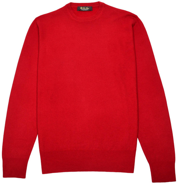 Loro Piana Sweater Superlight Crewneck Baby Cashmere Red
