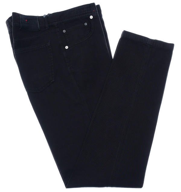 Kiton 5 Pocket Jeans Cotton Stretch Black