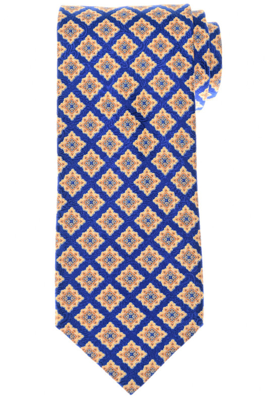 Stefano Ricci Tie Yellow Medallion