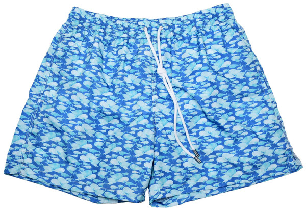 Fedeli Swim Short Madeira Airstop Blue Whales