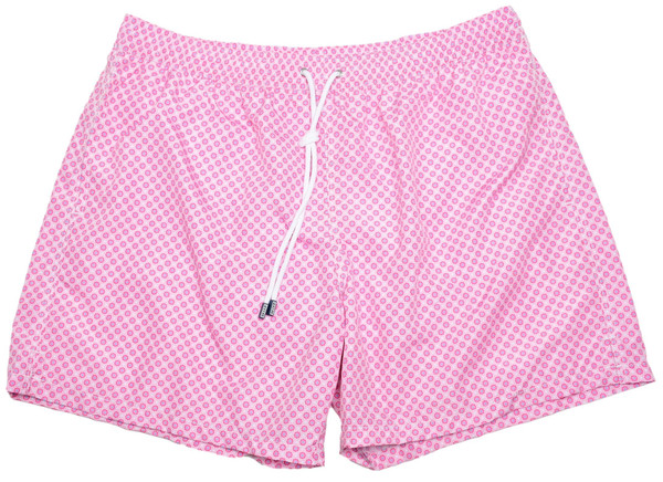 Fedeli Swim Short Madeira Airstop Pink Geometric