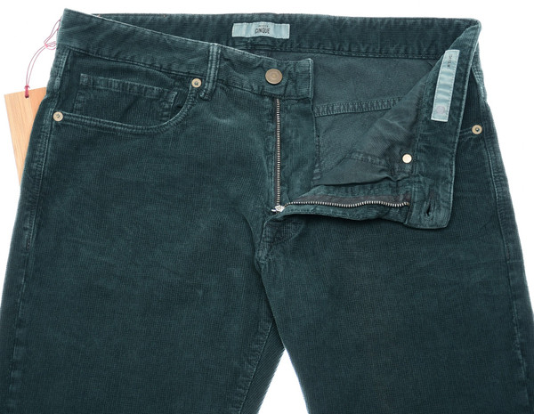 Incotex 5 Pocket Pants Jeans Corduroy Green