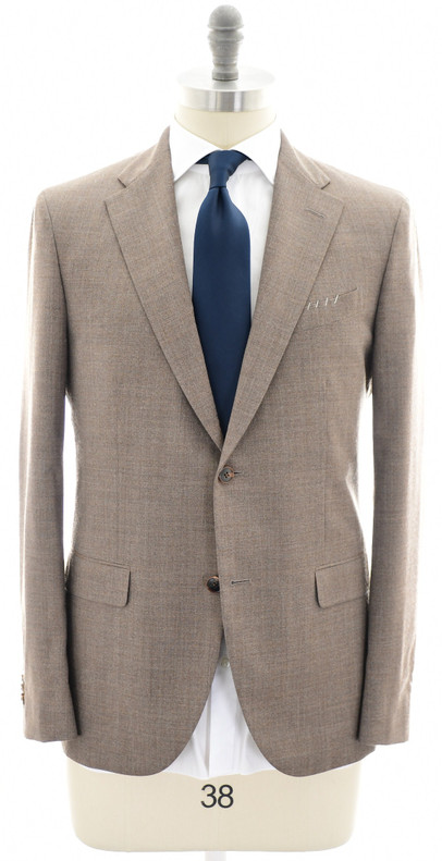 Boglioli 'B-Line' Wool Suit Brown