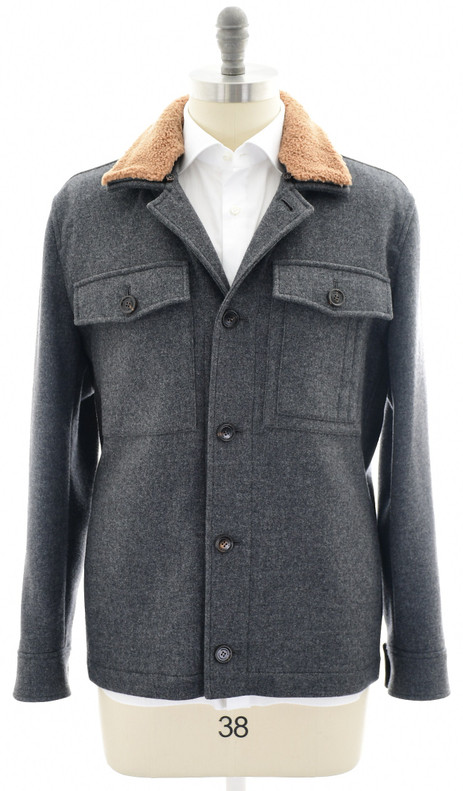 Brunello Cucinelli Padded Jacket Gray