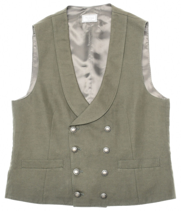 Brunello Cucinelli Vest Green