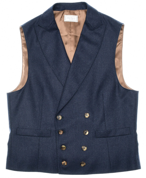 Brunello Cucinelli Vest Blue