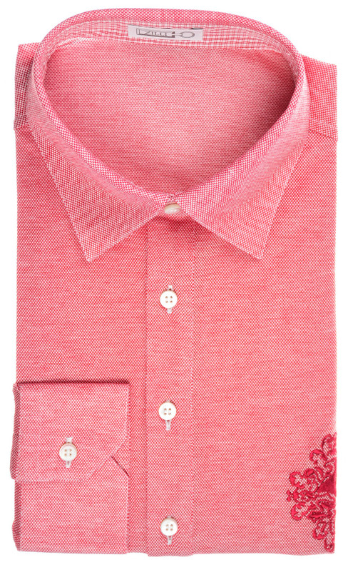 Zilli Polo Shirt Pique Knit Red