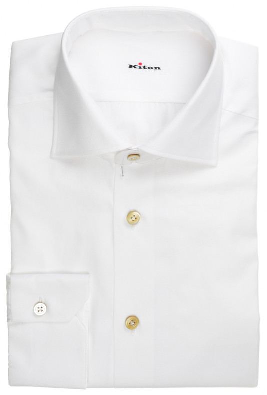 Kiton Shirt White Basic
