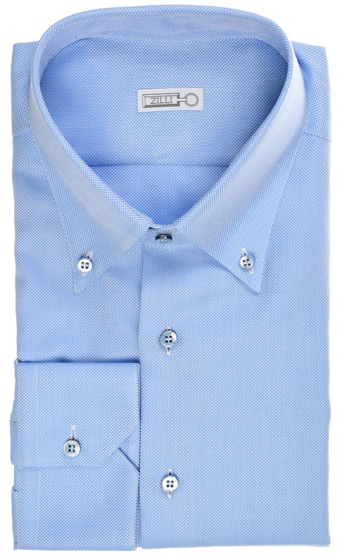 Zilli Dress Shirt Blue