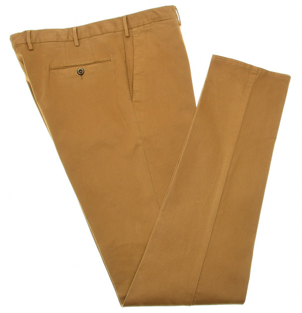 PT Torino Pants Stretch Slim Fit Brown