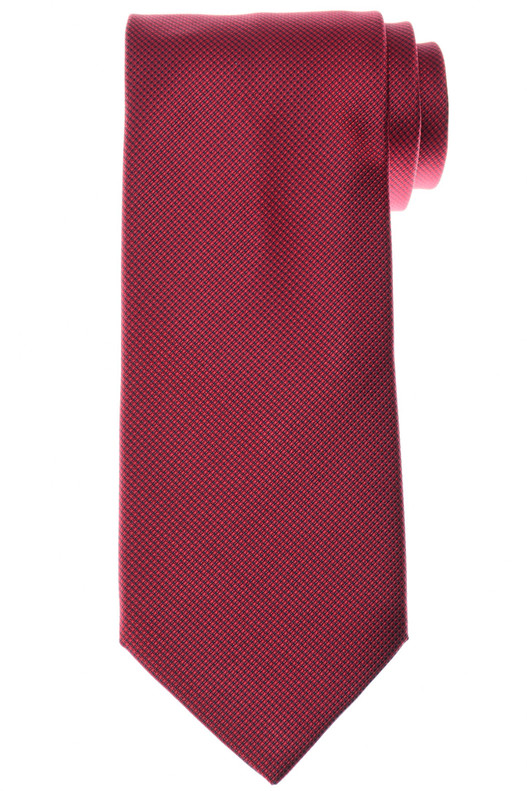 Stefano Ricci Silk Tie Red Micro