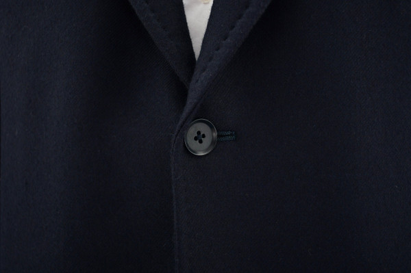 Isaia Sport Coat Jacket 'Cortina' Wool Dark Blue