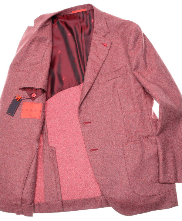 ジャケット・アウター ISAIA SAILOR Cashmere Wool Cotton Jacket Isaia Napoli Sport Coat Jacket 'Sailor' Cashmere Wool Silk