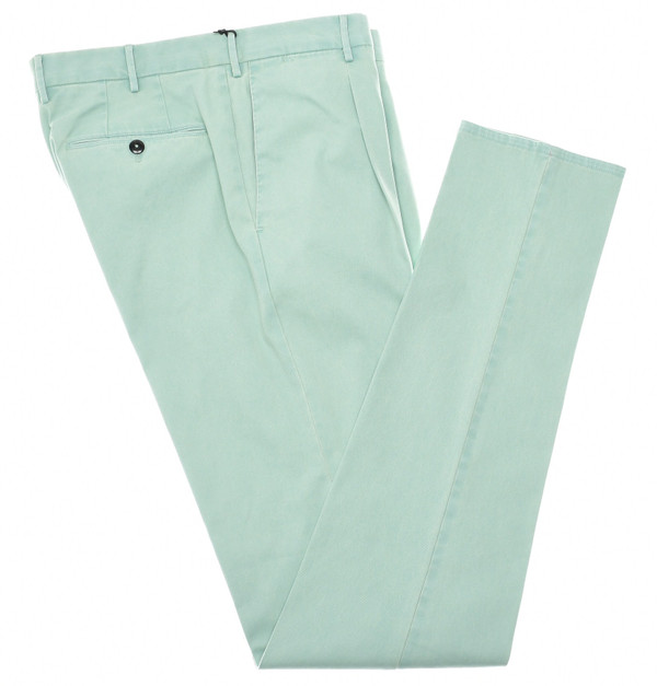 PT Torino Pants Super Slim Fit Cotton Stretch Twill Green