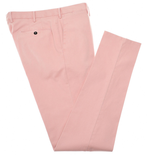 PT Torino Pants Super Slim Fit Cotton Stretch Twill Pink