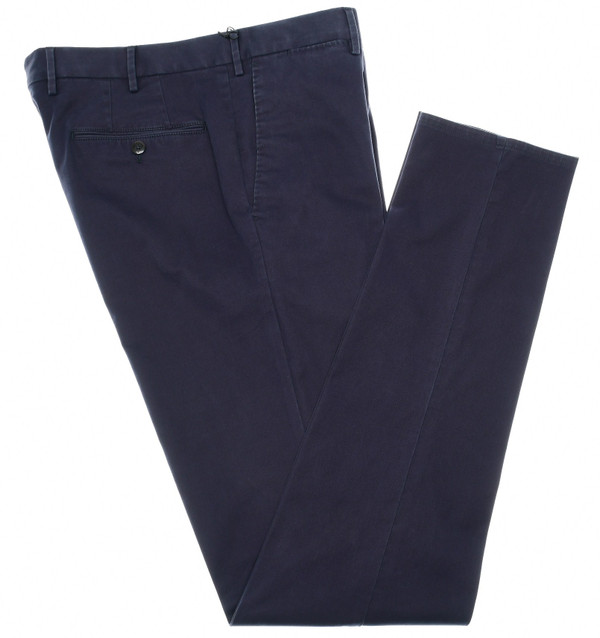 PT Torino Pants Super Slim Fit Cotton Stretch Twill Blue